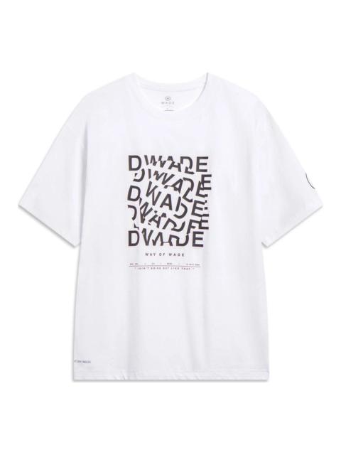 Li-Ning Li-Ning Way Of Wade Graphic At Dry Freeze T-shirt 'White' AHST327-2