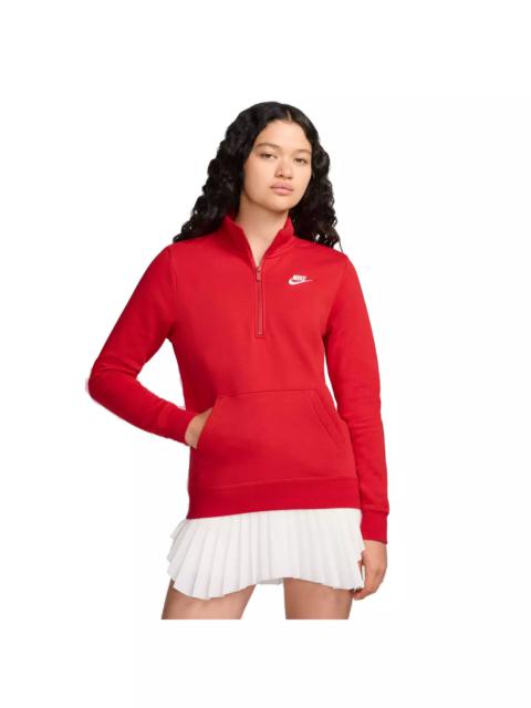 Nike Women's Sportswear Club Fleece 1/2 Zip Sweatshirt