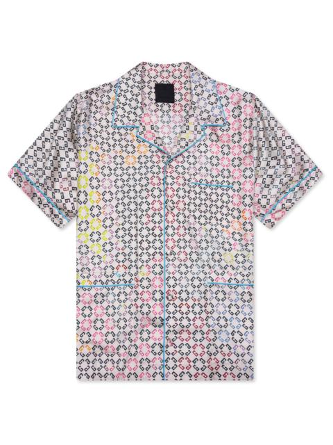 Givenchy MONOGRAM 72 SILK PYJAMAS SHIRT - MULTICOLORED