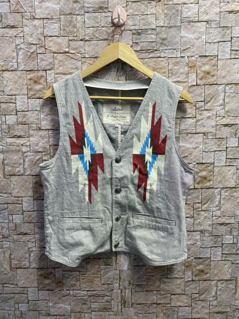 Japanese Brand - BENO MODERN EXPRESSION NAVAJO STYLE VEST