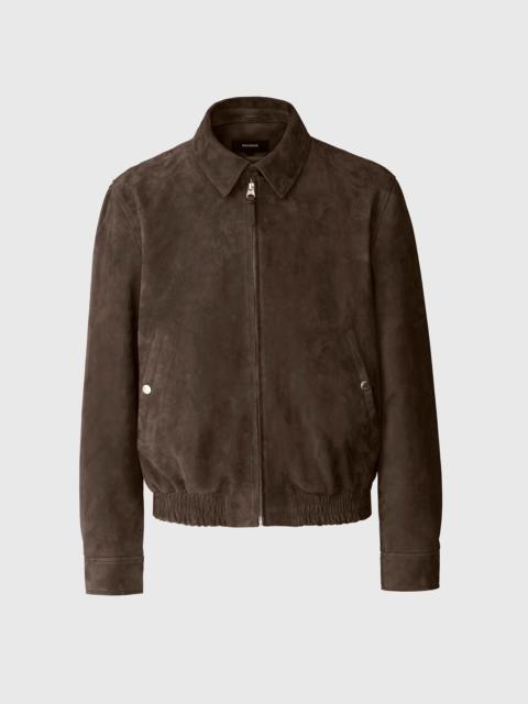MACKAGE GIOVANNI-SU Suede Bomber Jacket