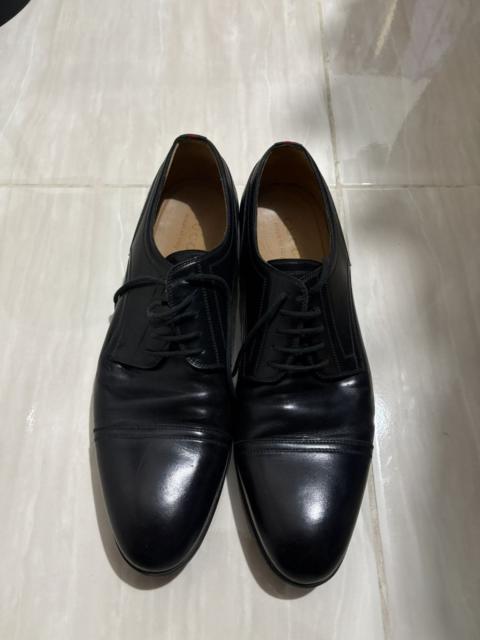 GUCCI GUCCI RAVELLO OXFORD LEATHER BLACK SHOES