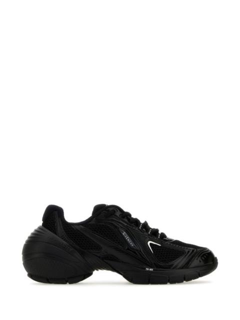 GIVENCHY Black Mesh And Synthetic Leather Tk-Mx Sneakers