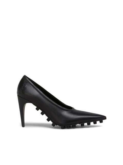 60mm spike-embellished pumps