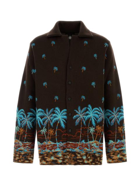 Alanui Embroidered wool cardigan