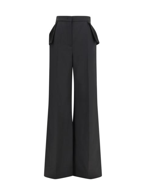 Other Designers Nissa Wide-leg Wool-blend Pants Black