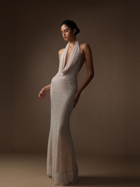 SAU LEE LINDSAY BEADED GOWN