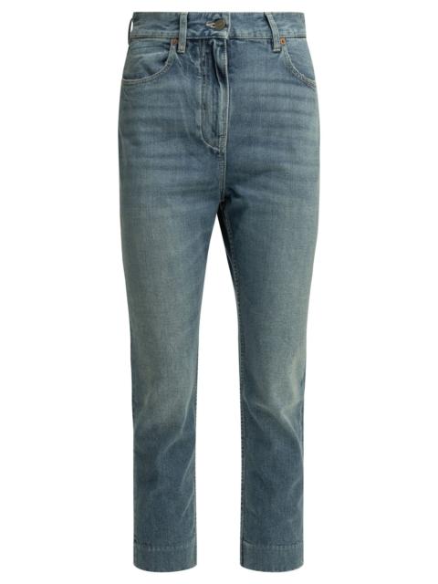 Valentino Valentino Straight-leg Jeans Light Blue Women