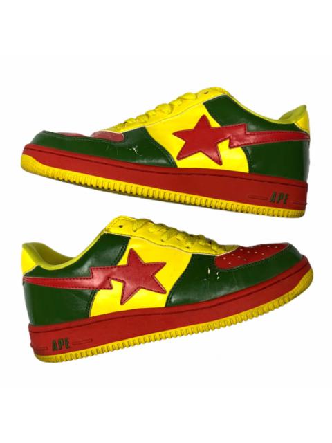 A BATHING APE® Red Green Yellow sta 10/28cm
