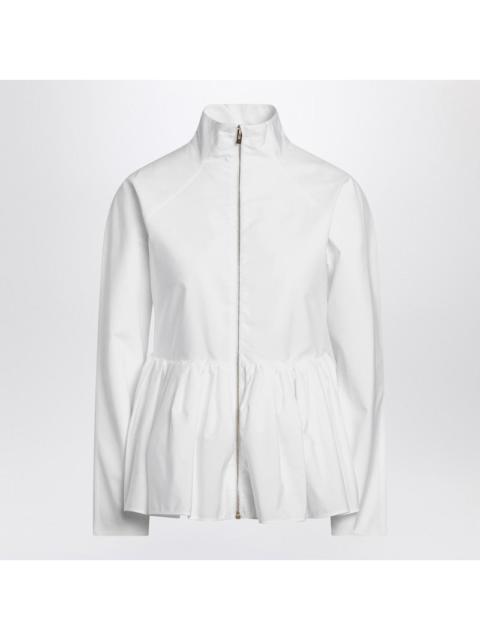 Alaïa Alaia White Cotton Poplin Peplum Jacket Women