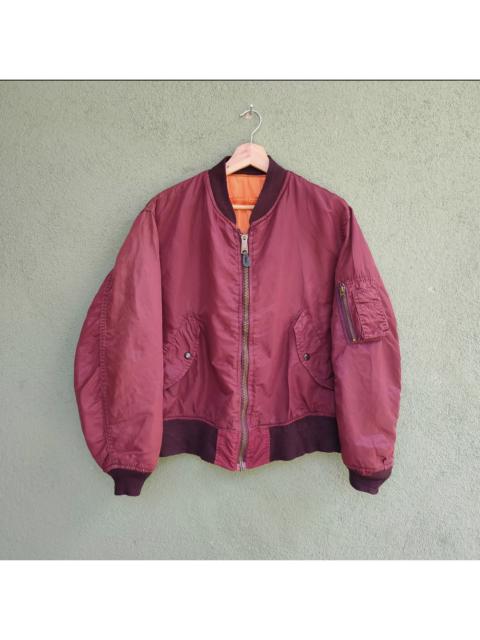 Other Designers Alpha Industries - Vintage ALPA INDUSTRIES Revesable Zipper Ups Bomber Jacket
