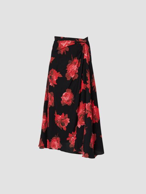 Erdem DRAPED MIDI SKIRT