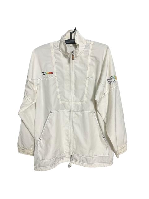 Other Designers 🔥RARE🔥Vintage Wilson Multicolor Logo Windbreaker Jacket
