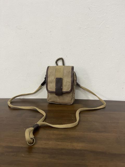 Unisex Takeo Kikuchi Quick Pocket Leather Crossbody bag