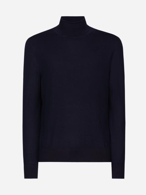 Dolce & Gabbana Cashmere and silk turtle-neck sweater