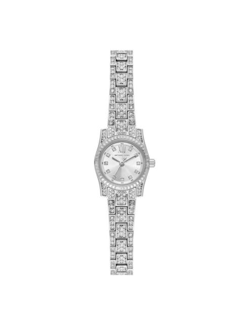 MICHAEL KORS Michael Kors Mini Lexington Quartz Crystal Silver Dial Ladies Watch MK4864