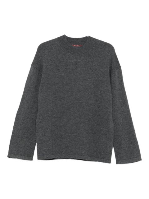 Max Mara Crew Neck Sweater In Cashmere Wool