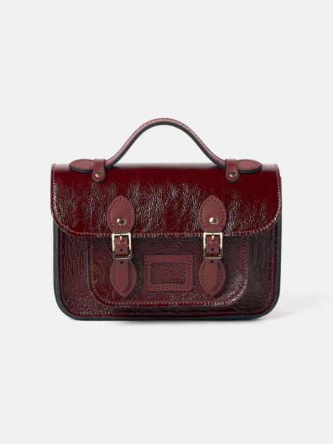 Cambridge Satchel The Mini - Oxblood Patent