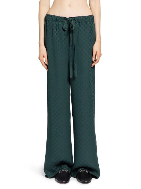 GUCCI Gg Silk Jacquard Jogging Pants