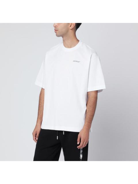 Off-White Off-White White Half Arrow Skate Logo T-Shirt Men