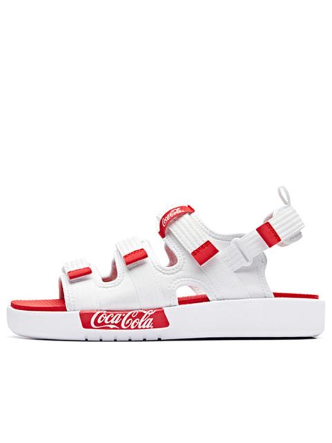 ANTA (WMNS) ANTA x Coca Cola Beach Sandals 'White Red' 92926971A-9
