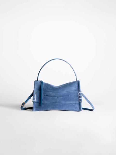 JW Anderson SMALL LOAFER BAG IN MID BLUE