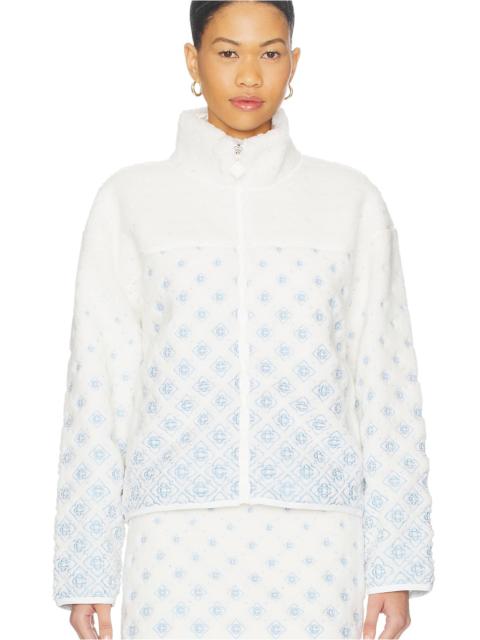 CASABLANCA Embroidered Fleece