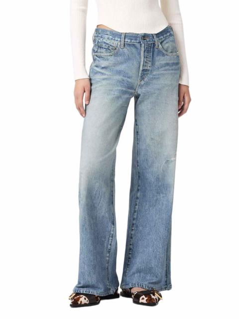 ALLSAINTS AllSaints Kai Terry Trousers in Illusion Indigo at Nordstrom