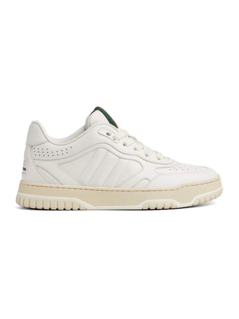 GUCCI Gucci Re-Web Leather Sneakers