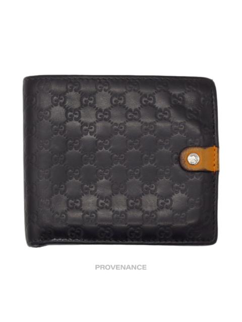 GUCCI Gucci GG MicroGuccissima Bifold Wallet - Patchwork Leather