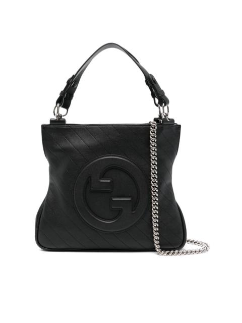 GUCCI Interlocking G leather tote bag