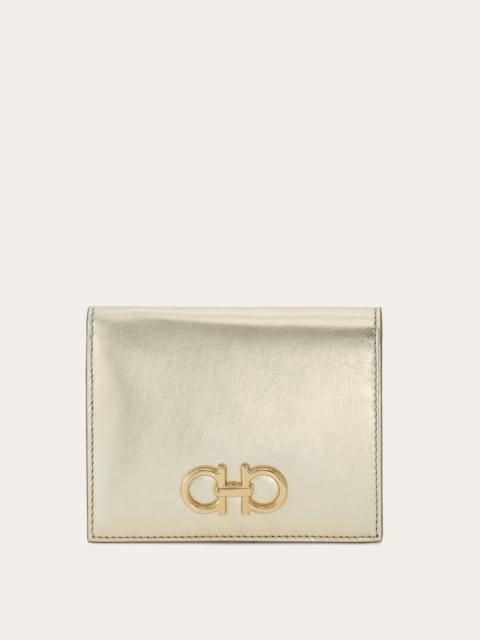 FERRAGAMO Gancini compact wallet
