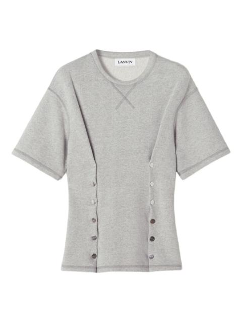 Lanvin button-detailed short-sleeve top