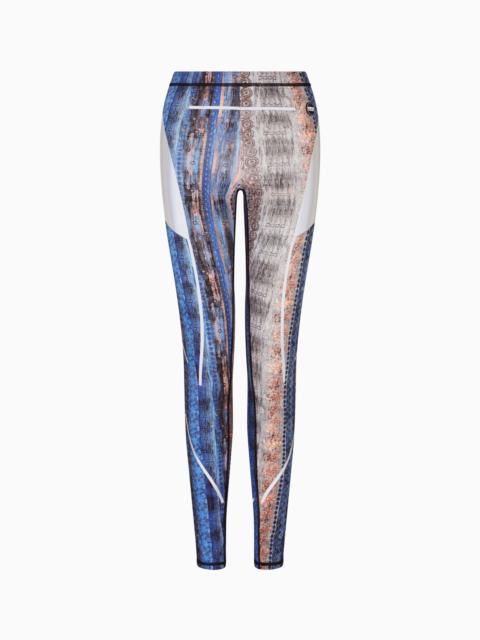 GIORGIO ARMANI GIORGIO ARMANI NEVE PRINTED JERSEY LEGGINGS