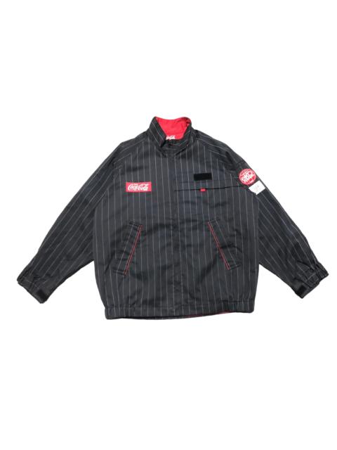 Other Designers Vintage Coca Cola Bomber Jacket Stripe Design