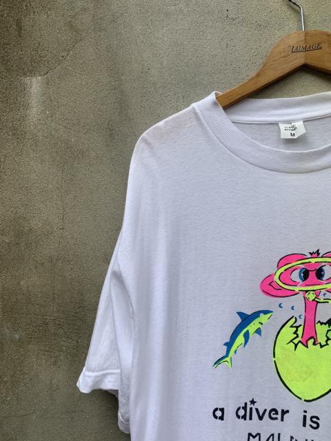 Other Designers Vintage - Vintage Maldives Diver Born Tee