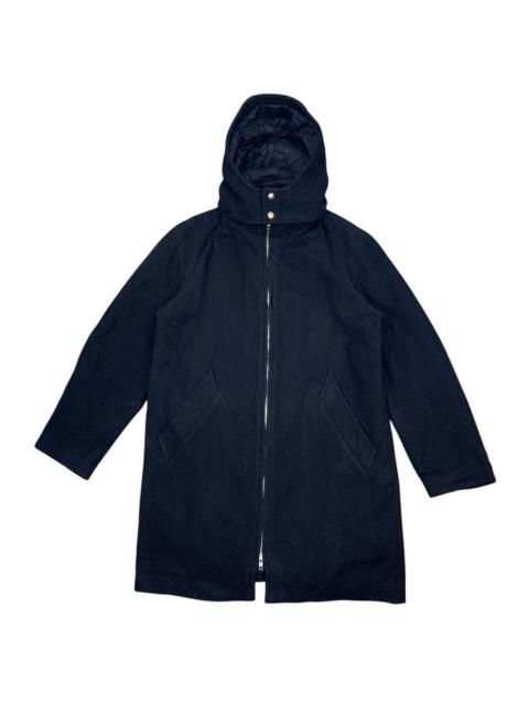 Other Designers agnes b. - VINTAGE AGNES B ZIPPER HOODIE BLACK JACKET