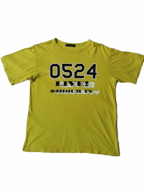 Other Designers Vintage - Vintage 24 Hour Television 0524 live Tee Designer Murakami