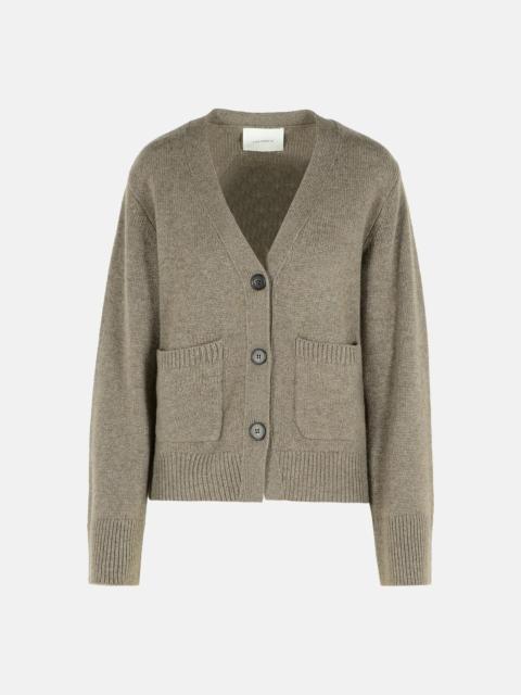 LISA YANG 'DANNI' TRUFFLE CASHMERE CARDIGAN