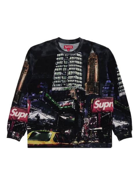 Supreme Supreme Skyline Sequin Long-Sleeve Top 'Night'