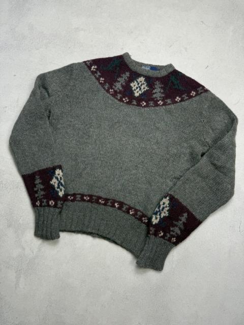 Other Designers 90s Polo Ralph Lauren Polo Ski Hand Knit Wool Sweater Jumper