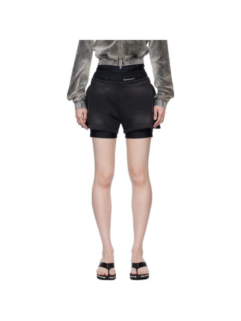 alexanderwang.t Black Pre-Styled Boxer Brief Shorts