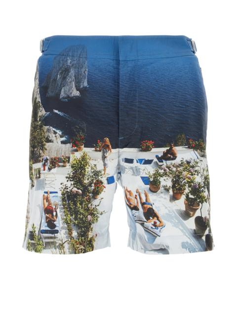 ORLEBAR BROWN Printed polyester Bulldog Photographic swimming shorts