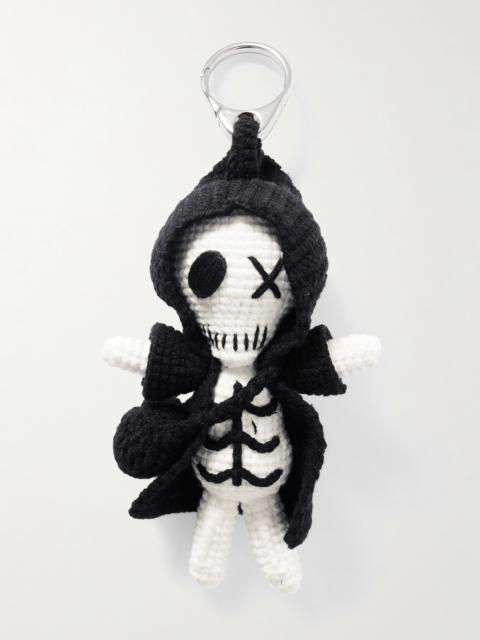 Alexander McQueen Doll Crocheted Cotton-blend Charm