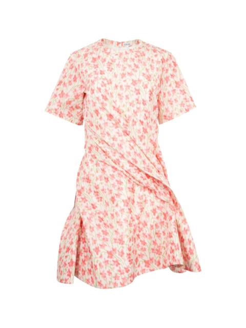 Loewe Printed twisted dress