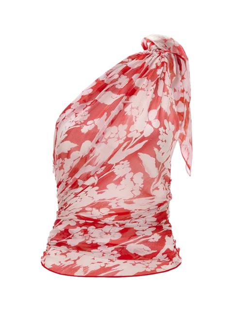 Victoria Beckham ASYMMETRIC ONE SHOULDER DRAPED TOP