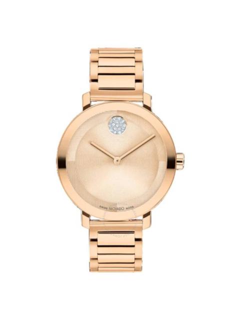 Movado - Movado Bold Evolution 2.0 Quartz Rose Gold Dial Ladies Watch 3601143