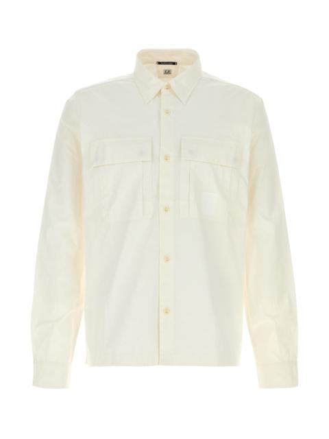 C.P. Company Ivory poplin shirt