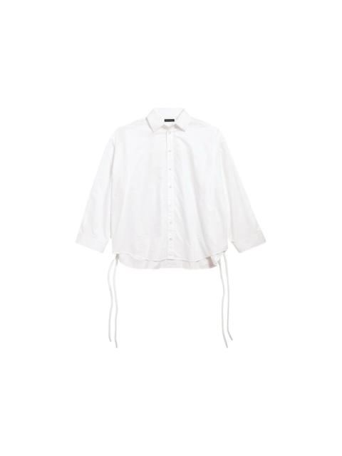 BALENCIAGA BALENCIAGA $1250 Lace Up White Shirt New And Authentic (Wome