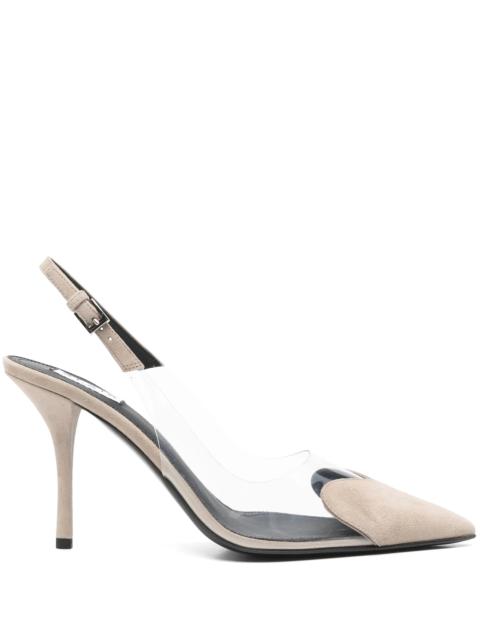 Alaïa 90mm Le Coeur slingback pumps